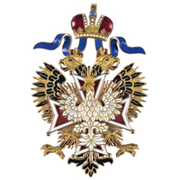 Знак Императорского и Царского ордена Белого Орла (лицевая сторона)