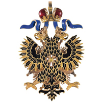 Знак Императорского и Царского ордена Белого Орла (оборотная сторона)